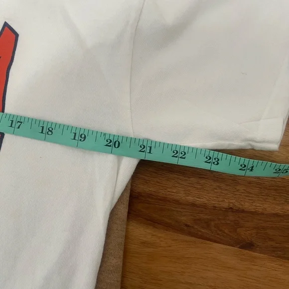 Jerzees Cream Tee with Bold Orange Virginia Design - Picture 13 of 13